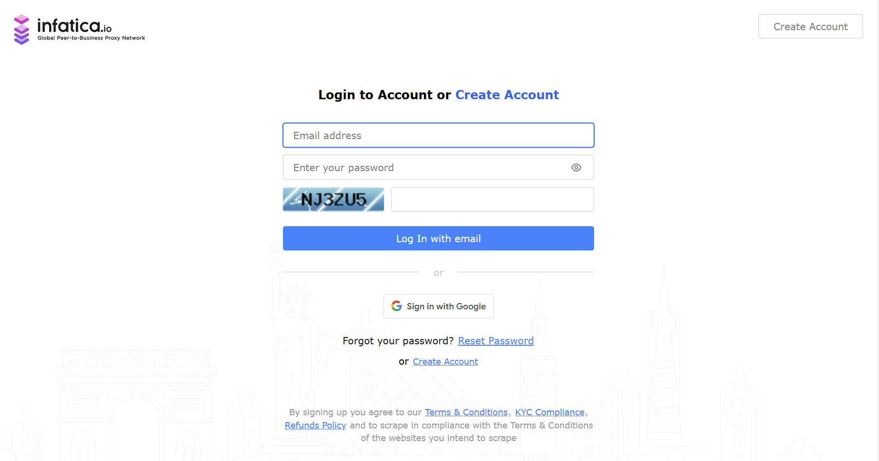 dashboard login