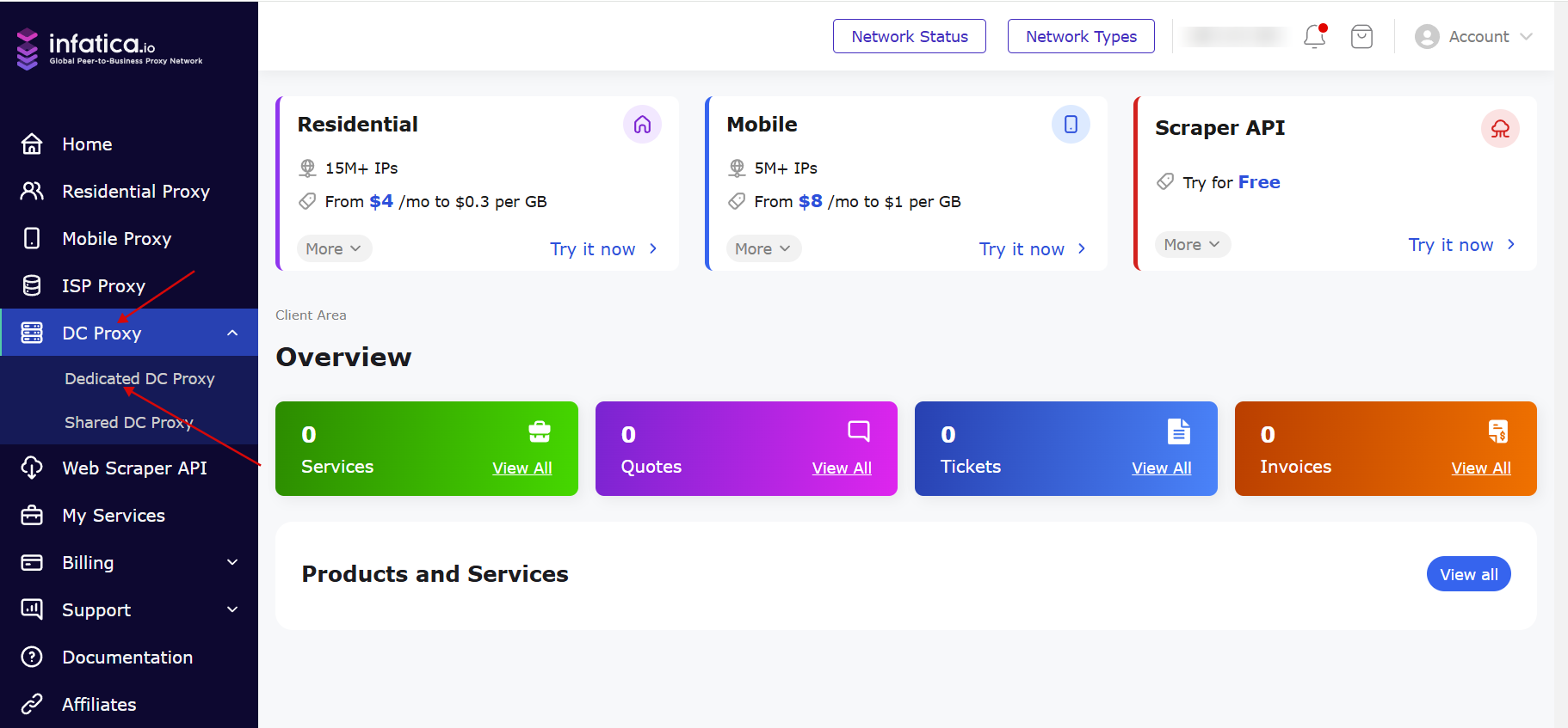 choose datacenter proxy